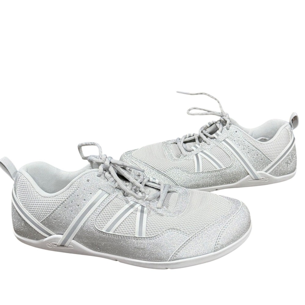 Xero Shoes Prio Barefoot Running Sneaker Shoes Womens 11 Silver Glitter Athletic